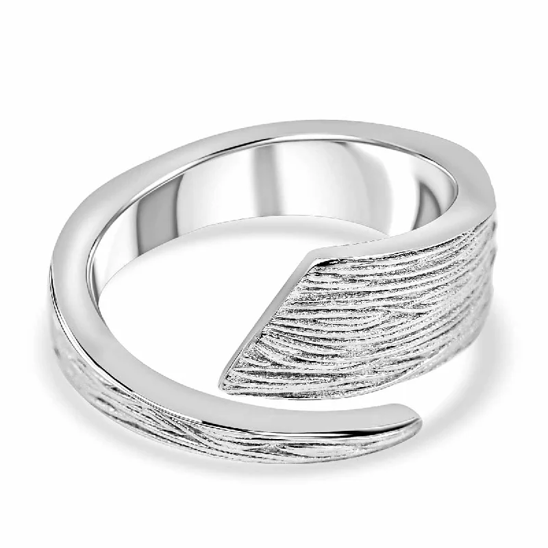 women's wedding ring set -Warp Ocean Twist Ring