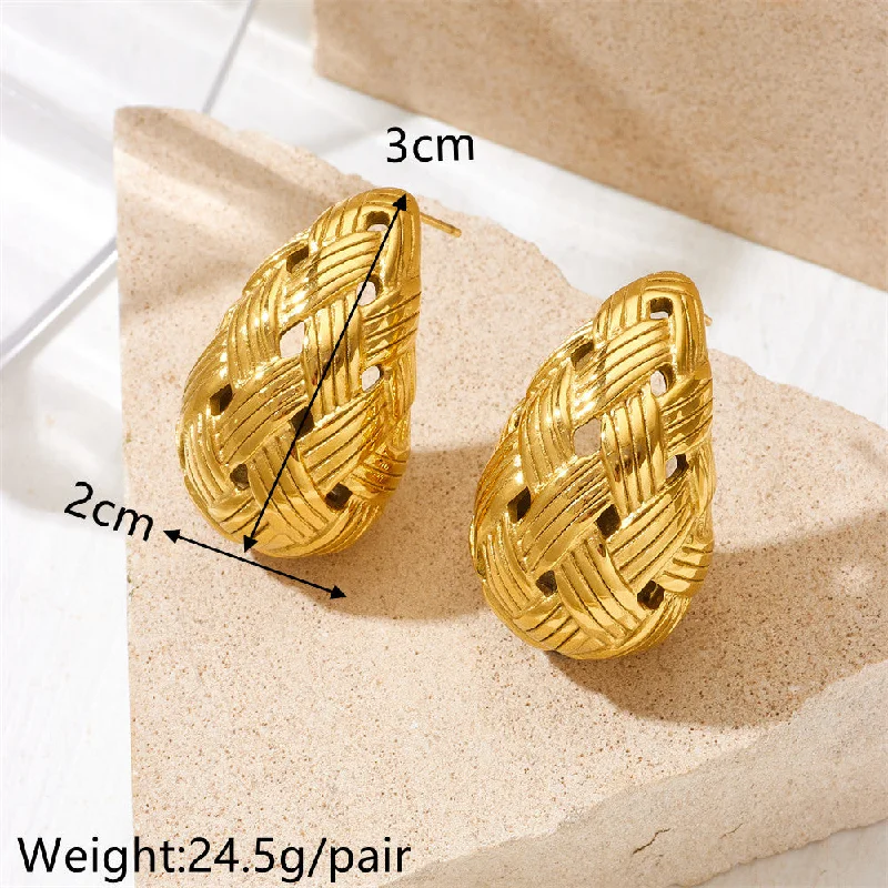 Golden Water Drop Woven Mesh