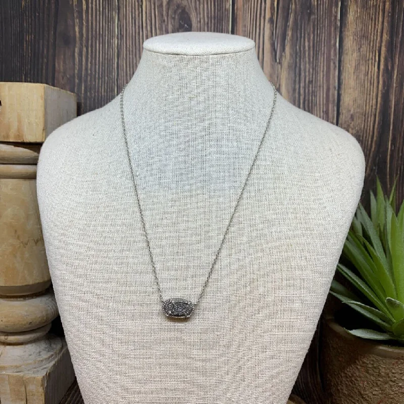 women's vintage necklace -Kendra Scott Druzy Necklace