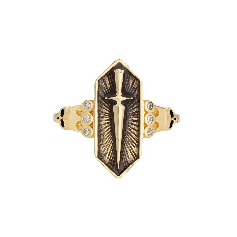 women's twisted ring -Knight Ring