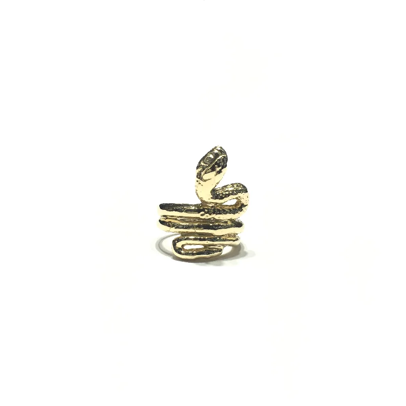 women's antique ring -Snake Ring (14K)