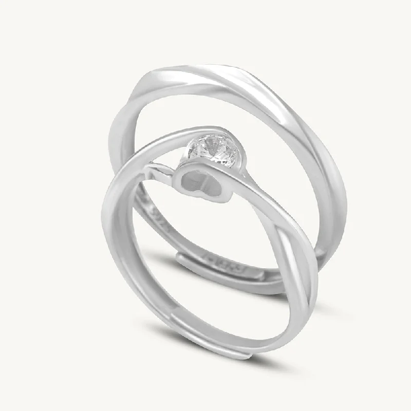 women's celestial ring -Beyond Infinity Couple Rings- 925 Silver