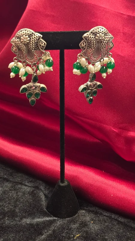 women's chandelier earrings -Traditional Earrings With Elephant Designs