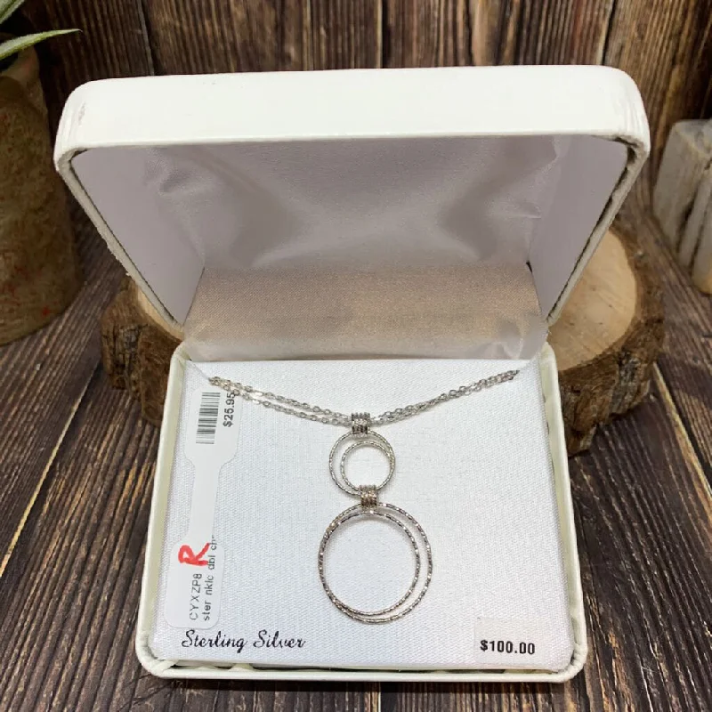 women's infinity necklace -Sterling Necklace NWT