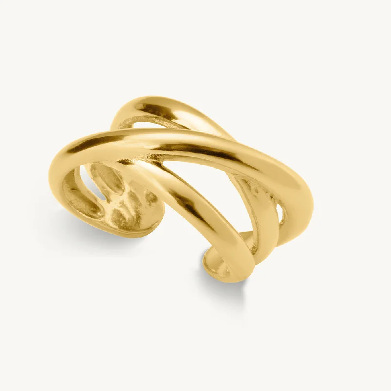 women's signet ring -Infinity Knot Ring