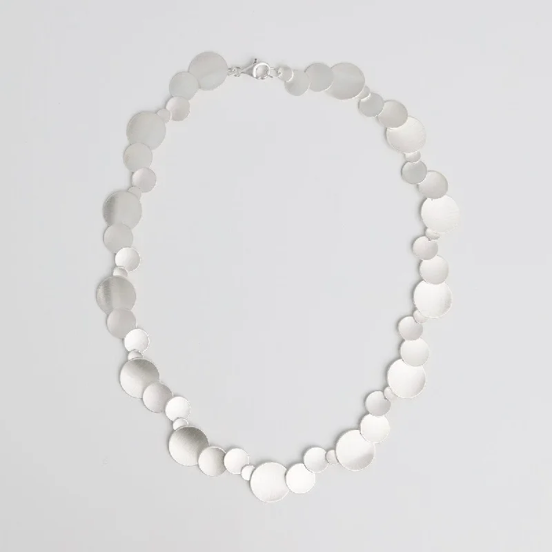 women's minimalist necklace -Multi Disk Necklace