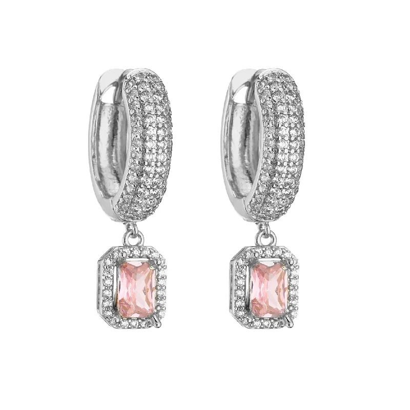 White Gold Color Pink Diamond