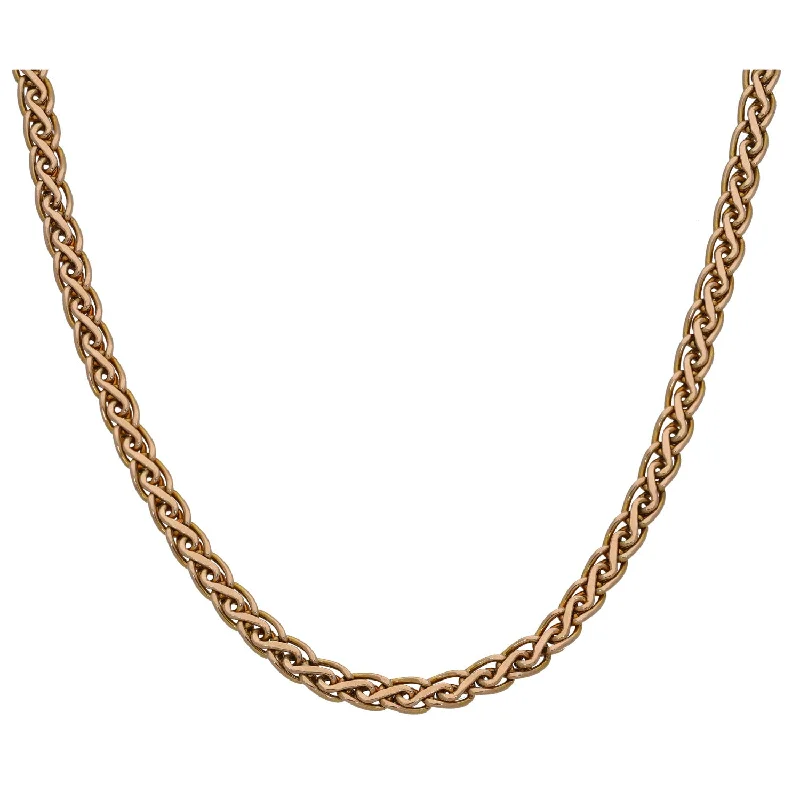 women's luxury gold necklace -9ct Gold Fancy Necklace 16"