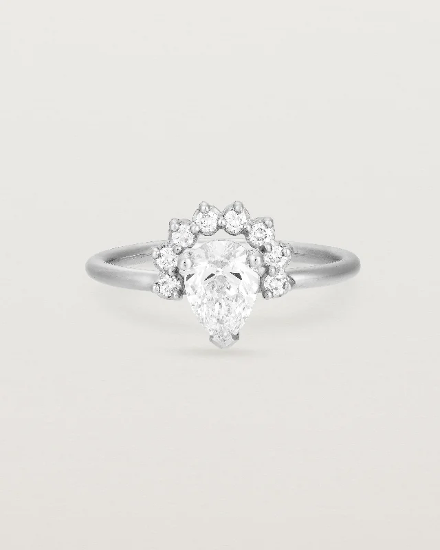 custom engagement rings with diamonds for women -Rose Ring | Laboratory Grown Diamonds