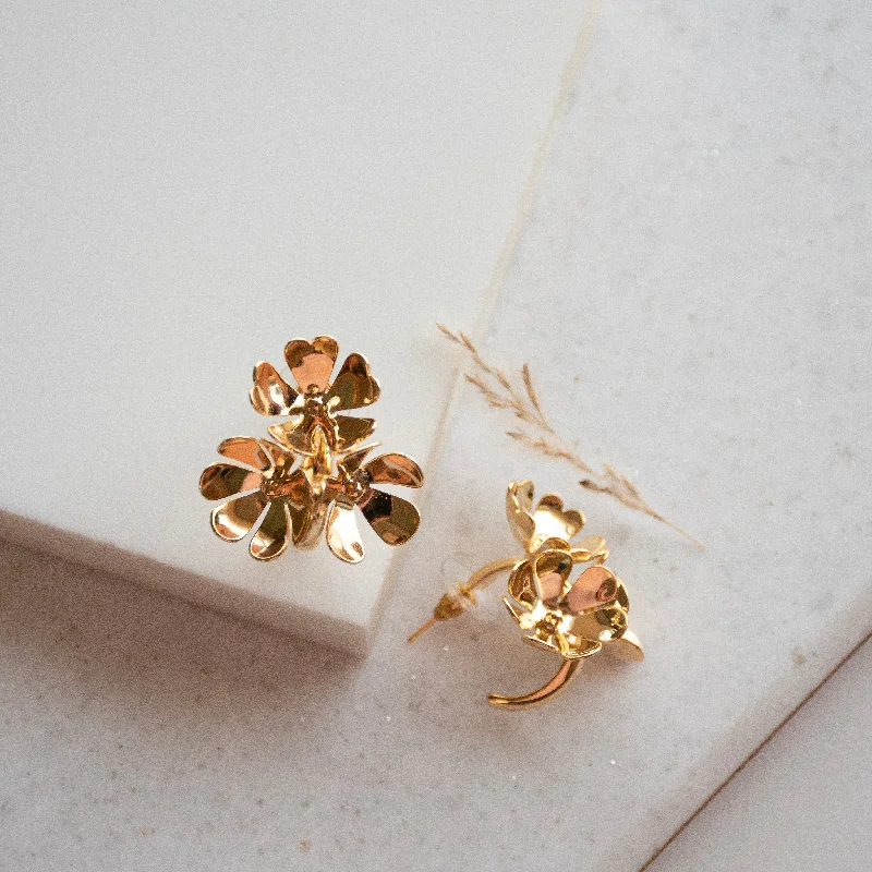 women's statement earrings -Bloom Bauble Trio Earrings