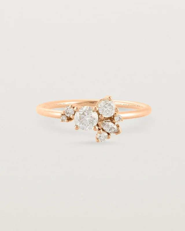 vintage engagement rings for women -Skye Cluster Ring | Diamonds