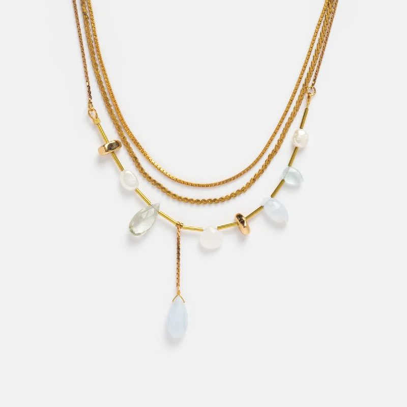 women's statement pendant necklace -Eislyn Necklace