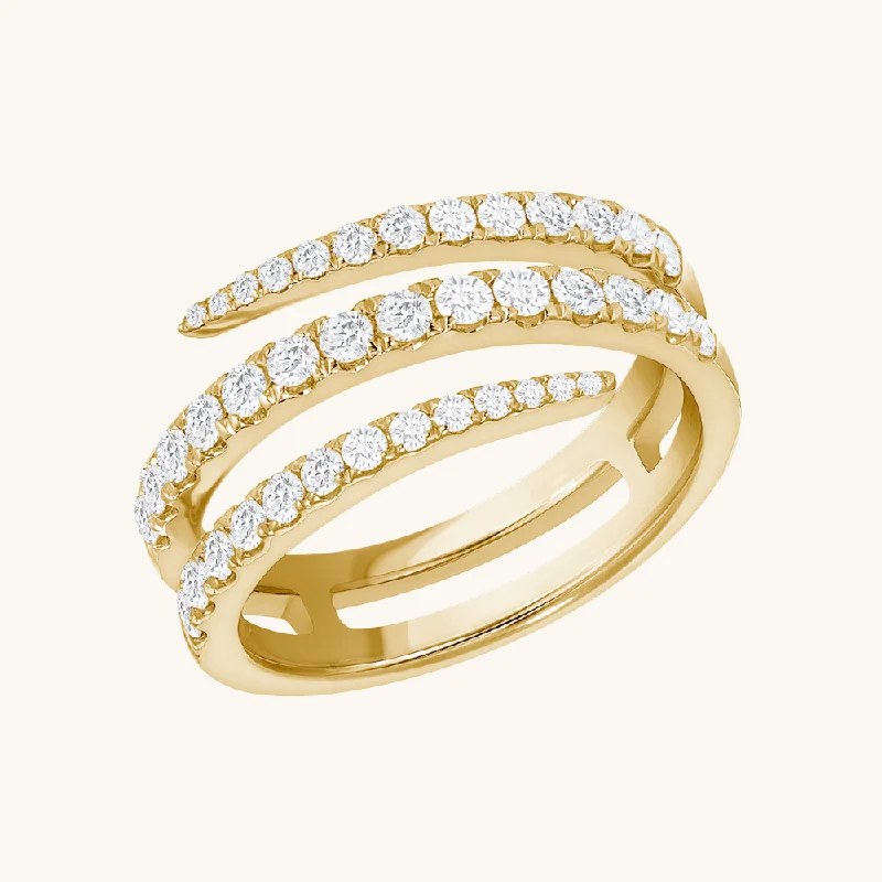 modern engagement rings with diamonds for women -Diamond Eloise Ring