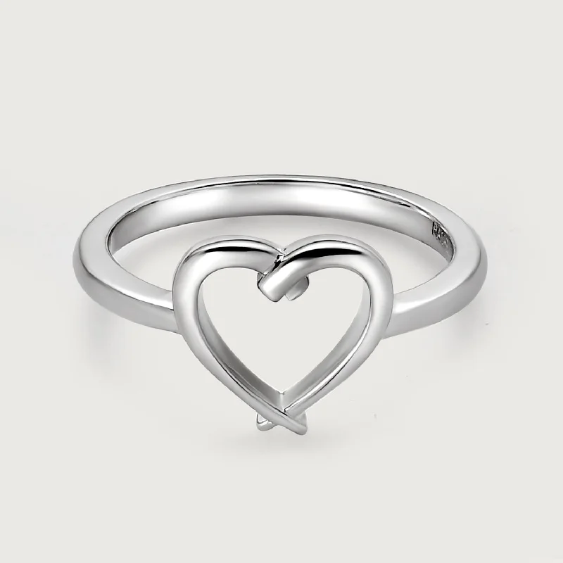 women's celestial ring -Molto Heart Ring