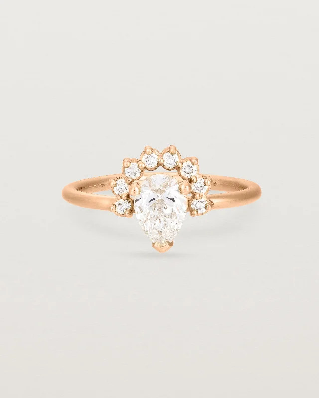 affordable custom engagement rings for women -Rose Ring | Laboratory Grown Diamonds