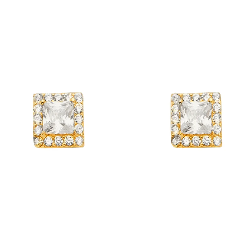 women's animal earrings -14K CZ Earrings