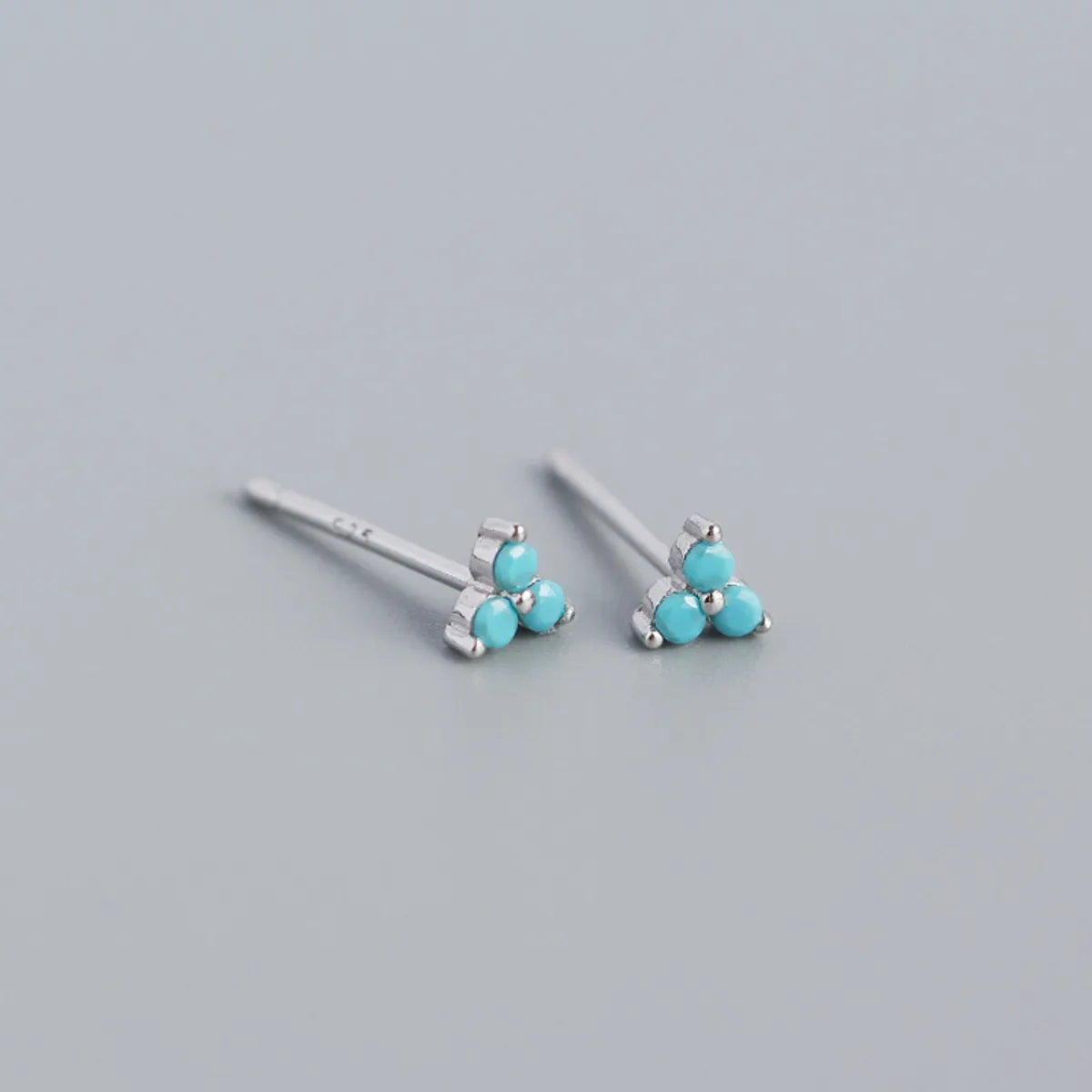 White Gold Color (Blue Loose Diamond)