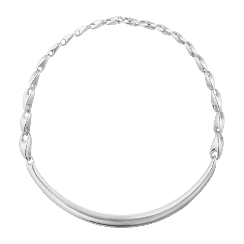 women's silver chain necklace -Reflect Silver Necklace