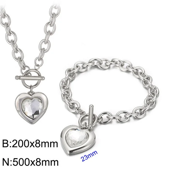 Necklace + Bracelet Ks197628-Z