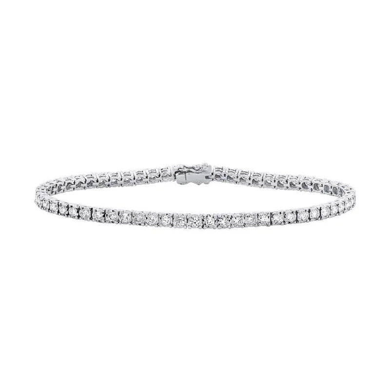 women's gold bangle -2.02ctw Diamond Tennis Bracelet