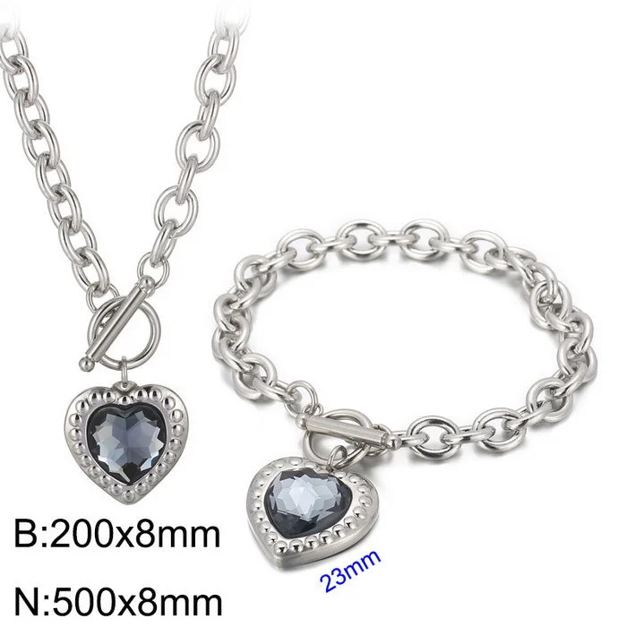 Necklace + Bracelet Ks197655-Z