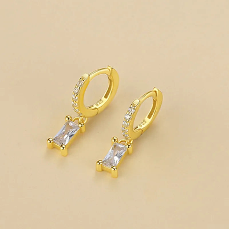 Gold Cube Sugar Earrings