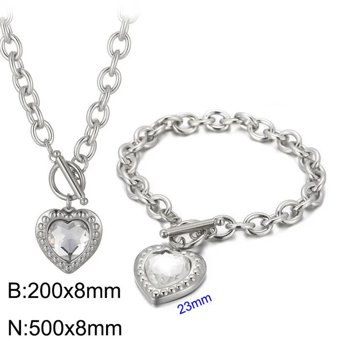 Necklace + Bracelet Ks197630-Z