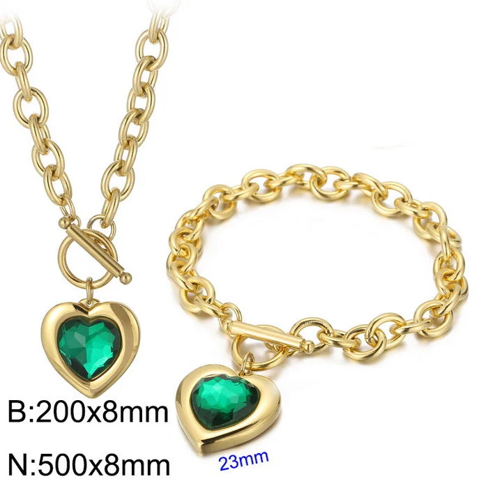 Necklace Bracelet KS197639-Z