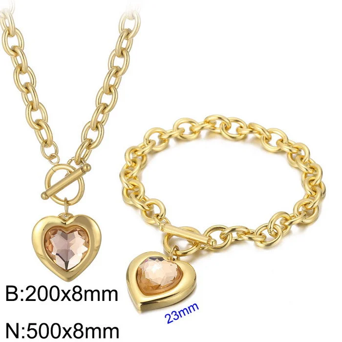 Necklace + Bracelet Ks197638-Z