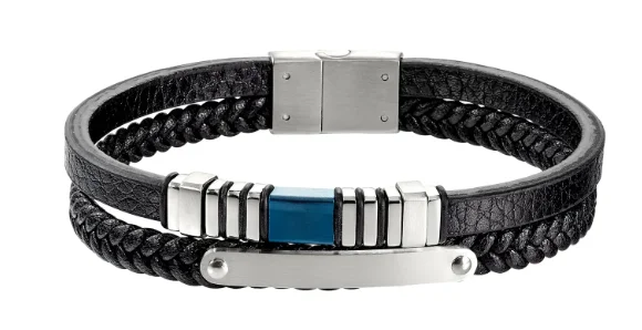 women's luxury bracelet -Men's Leather Bracelet