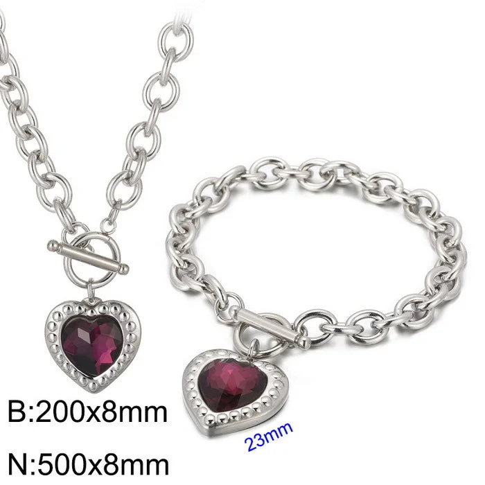 Necklace Bracelet KS197631-Z