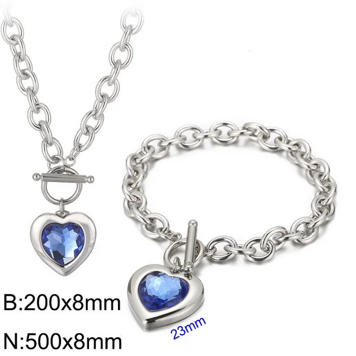 Necklace + Bracelet Ks197635-Z