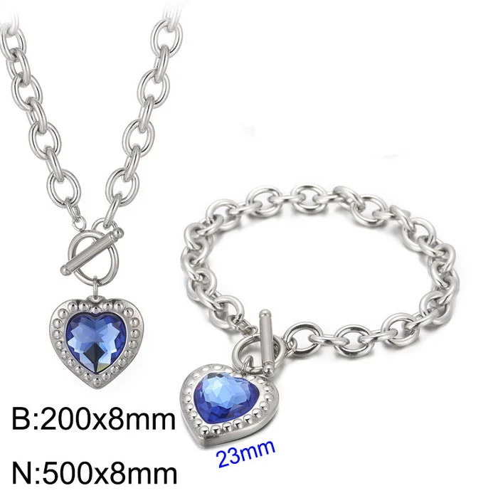 Necklace + Bracelet Ks197658-Z