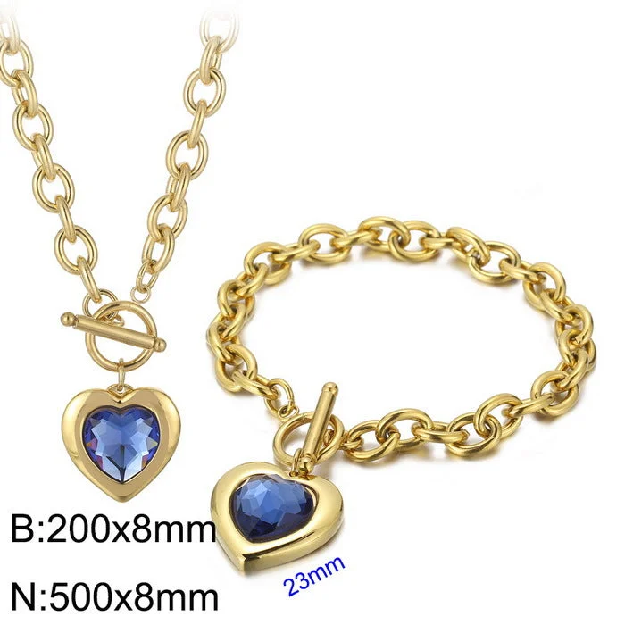 Necklace + Bracelet Ks197640-Z