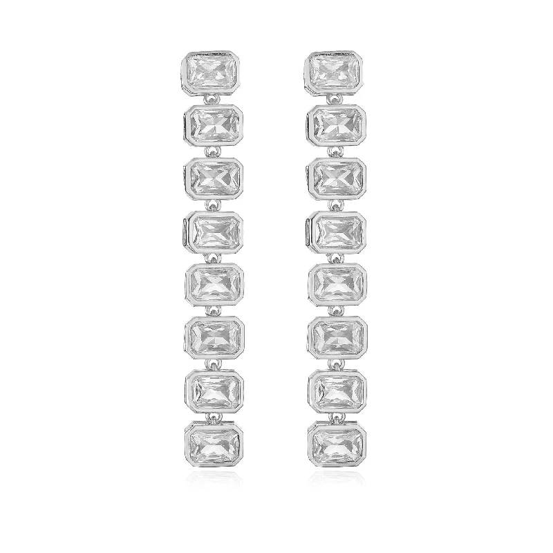 Platinum Stud Earrings