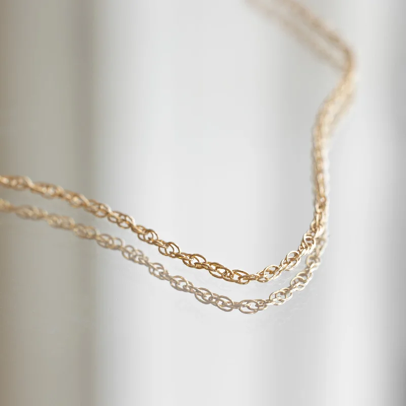 women's casual bracelet -The Boyfriend Rope Chain Bracelet | Yellow Gold Filled