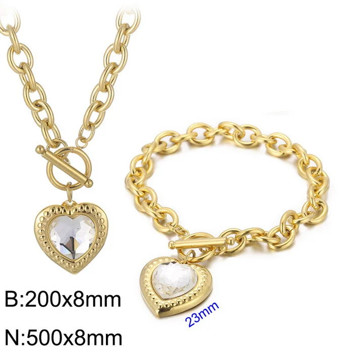 Necklace Bracelet KS197632-Z