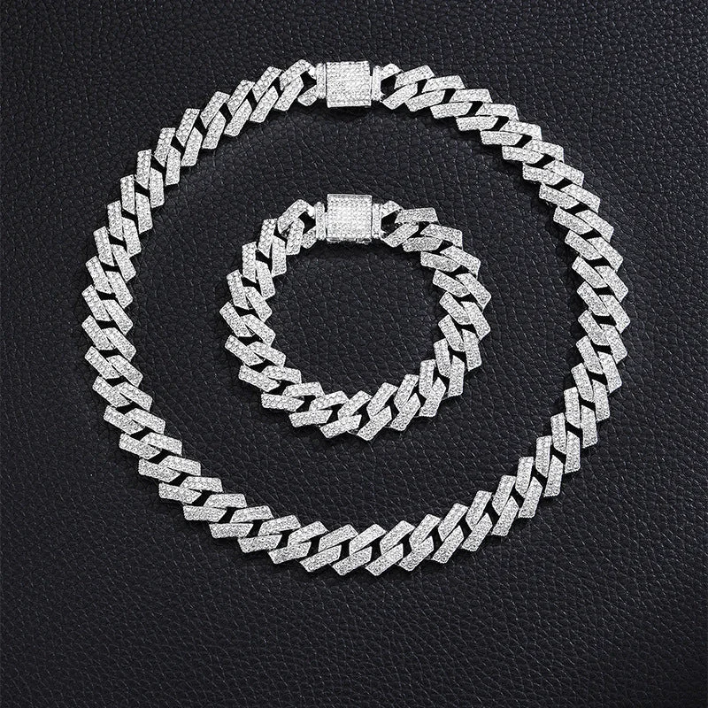 Silver 8Inch Bracelet +18Inch Necklace